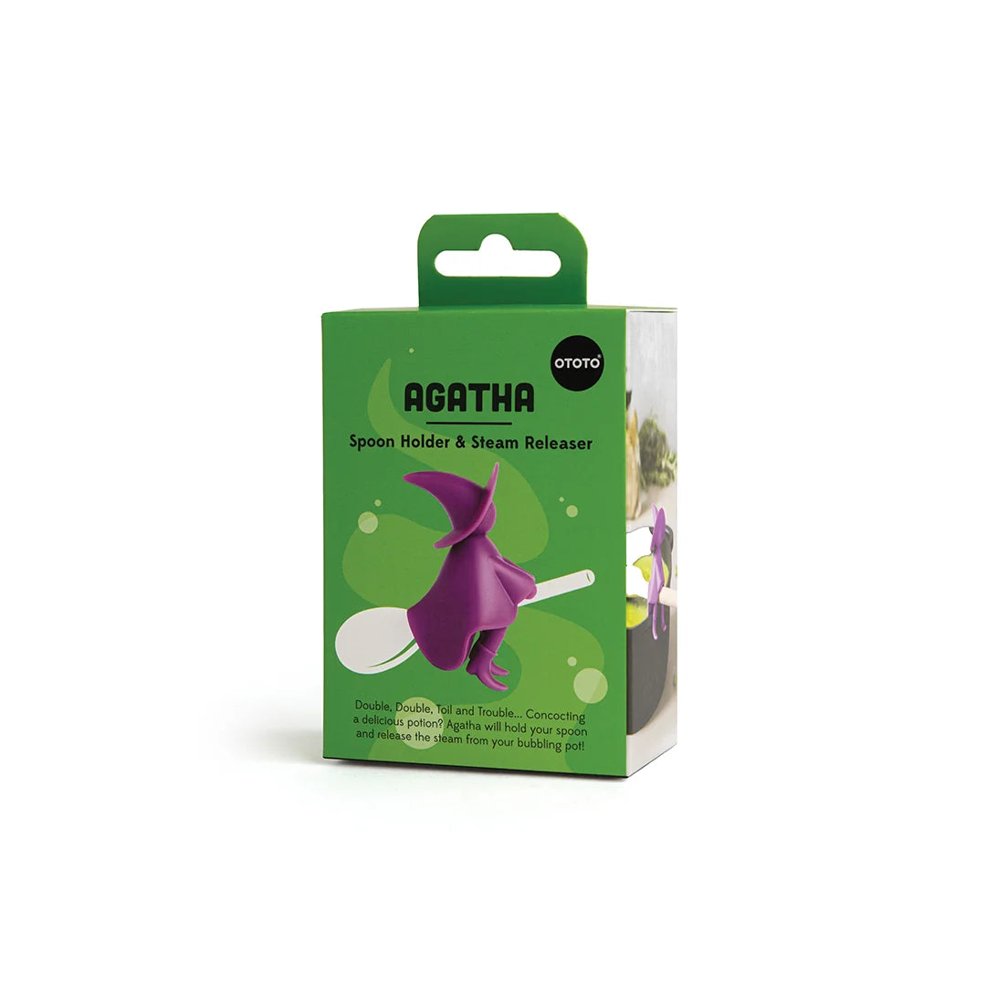 Agatha the Witch Spoon Holder & Steam Releaser – by OTOTO