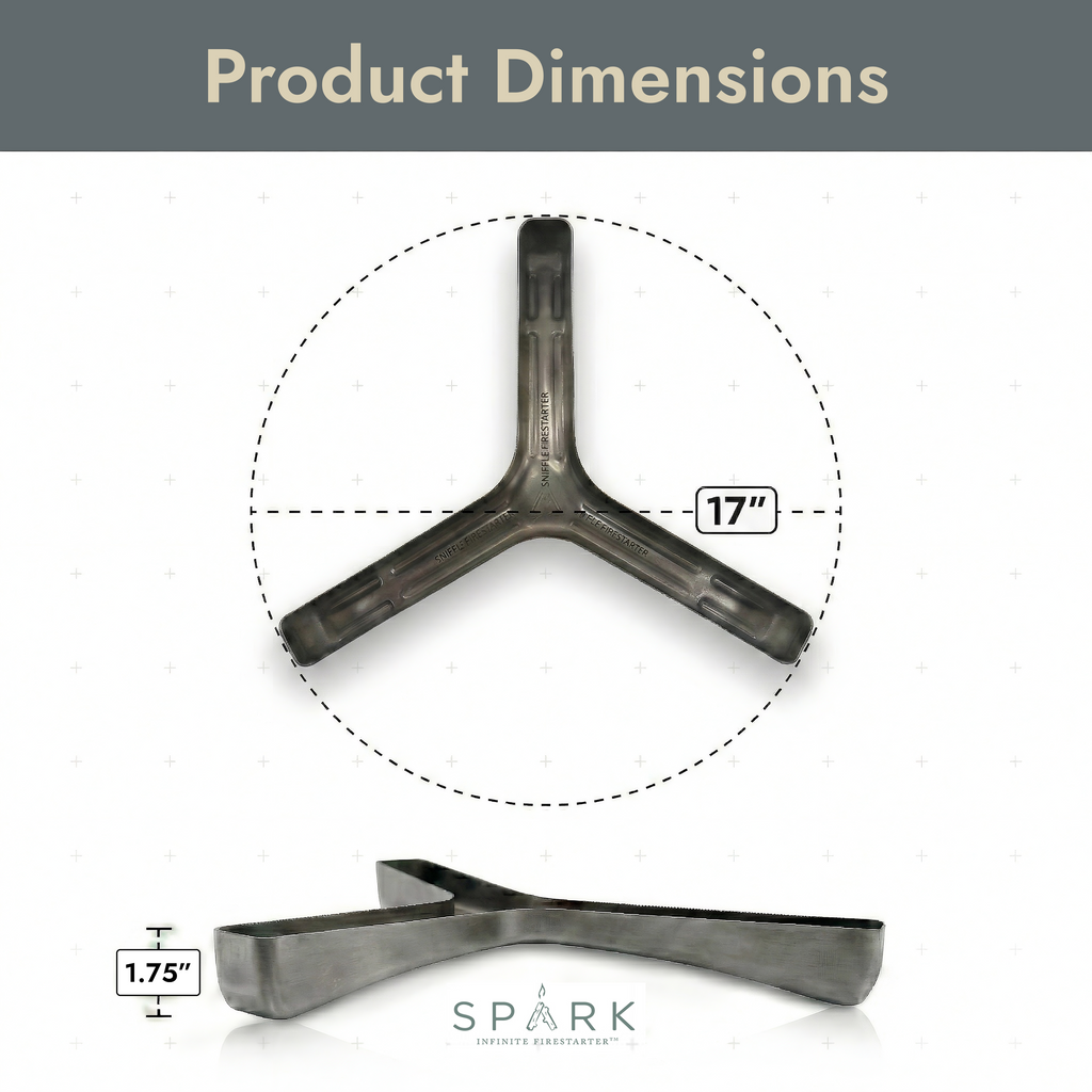 Spark Infinite Fire Starter – Reusable, Low-Smoke Fire in Minutes