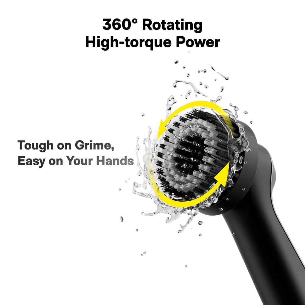 HOTO Wand™ Cordless Spin Scrubber – Grout, Tile & Tub Cleaner