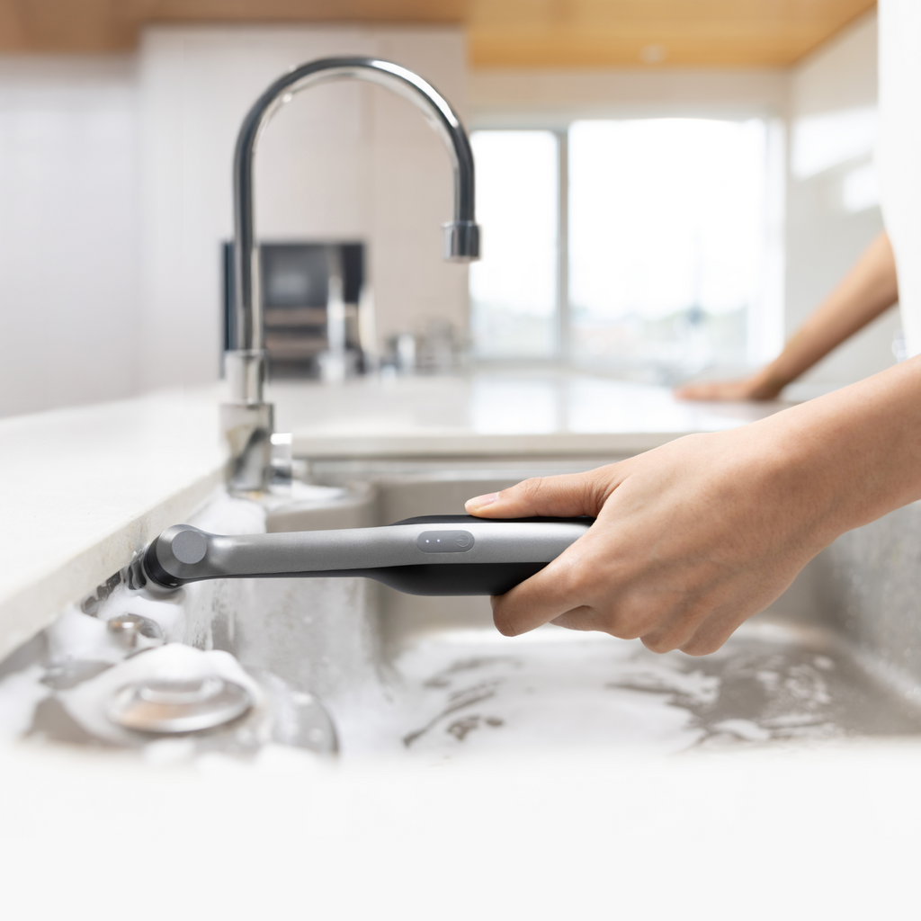 HOTO Wand™ Cordless Spin Scrubber – Grout, Tile & Tub Cleaner