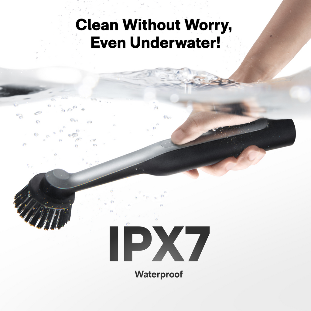 HOTO Wand™ Cordless Spin Scrubber – Grout, Tile & Tub Cleaner