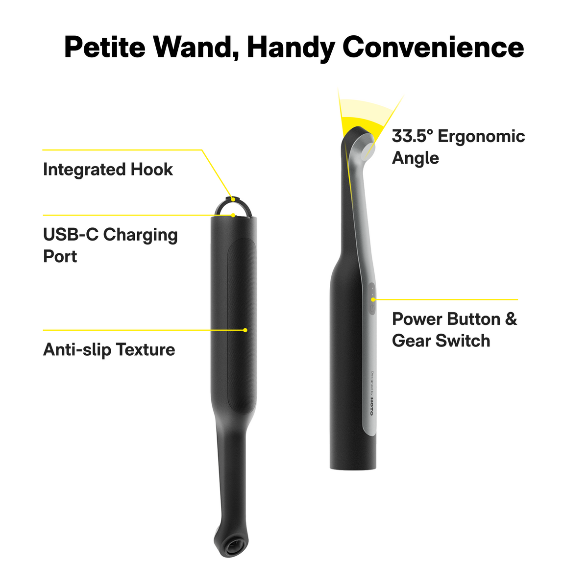 HOTO Wand™ Cordless Spin Scrubber – Grout, Tile & Tub Cleaner