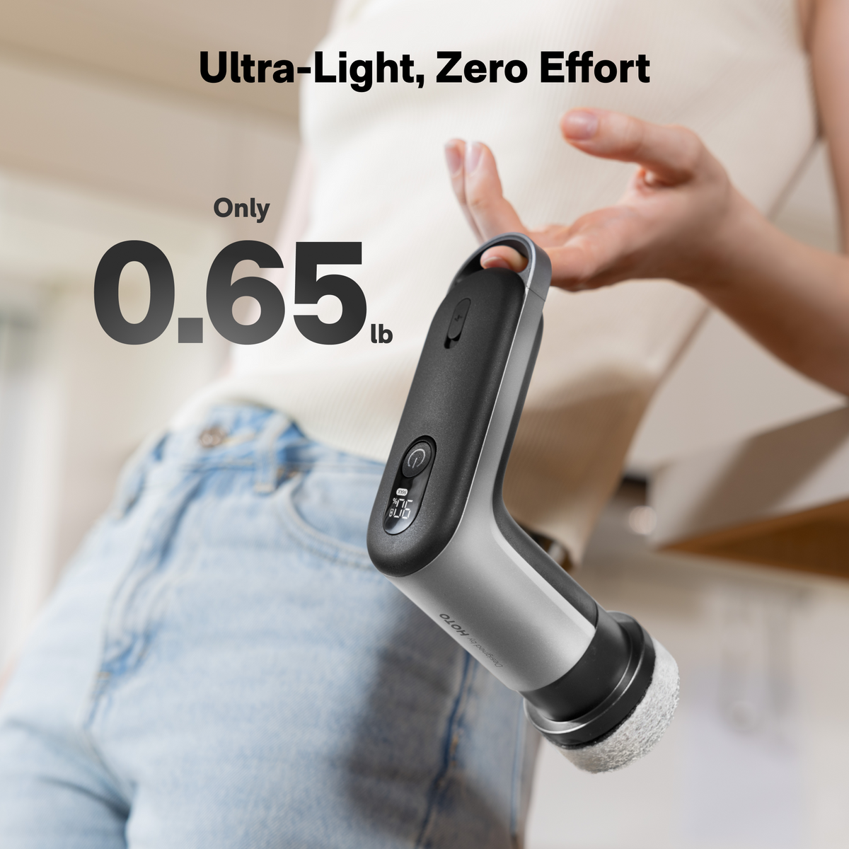 HOTO Grip™ Cordless Spin Scrubber – One-Handed Kitchen & Dish Cleaner